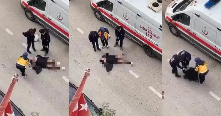 SON DAKİKA... Bursa'da şaşkına çeviren görüntü! Genç kadın bir anda kendini yere attı: Kimse ne yaptığını anlayamadı!