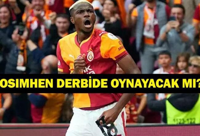 Osimhen Derbide Oynayacak Mı? Fenerbahçe Galatasaray Maçı Öncesi Osimhen'in Sağlık Durumu Nasıl? Dursun Özbek Son Durumu Açıkladı!