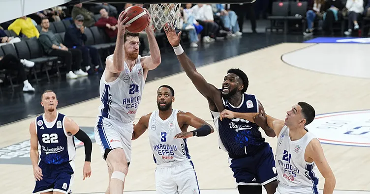 Basketbol Süper Ligi: Bahçeşehir Koleji, Anadolu Efes'i devirdi!
