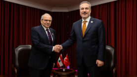 Hakan Fidan, Lübnan Başbakanı Salam ile bir araya geldi