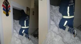 Son dakika: Mahalleye çığ düştü! 22 ev boşaltıldı, 1 kişi kayıp