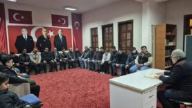 Beypazarı Ülkü Ocakları Depremde hayatını kaybedenler için Kur’an okuttu