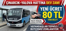 minibüs zam haber