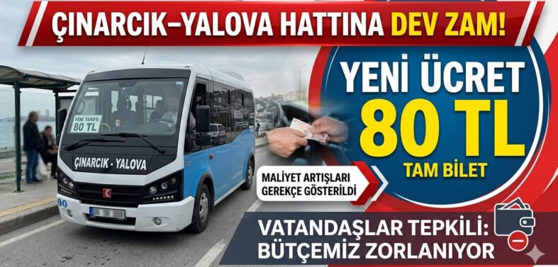 minibüs zam haber