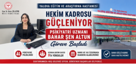 Uzm Dr. Bahar Şen ALTUN Haber Görsel Kapak