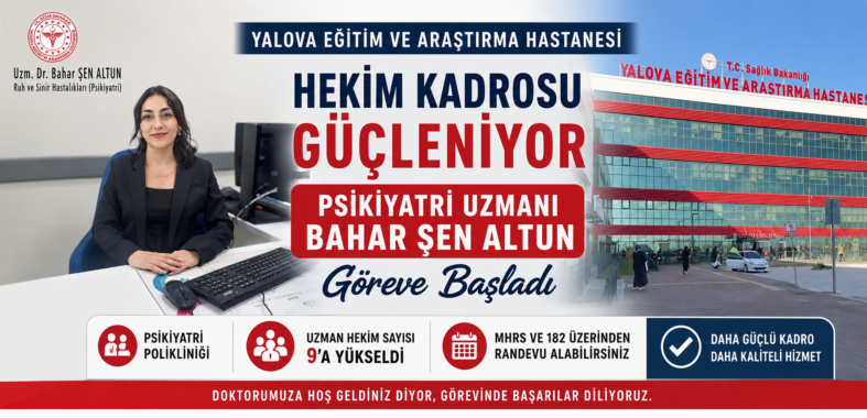Uzm Dr. Bahar Şen ALTUN Haber Görsel Kapak