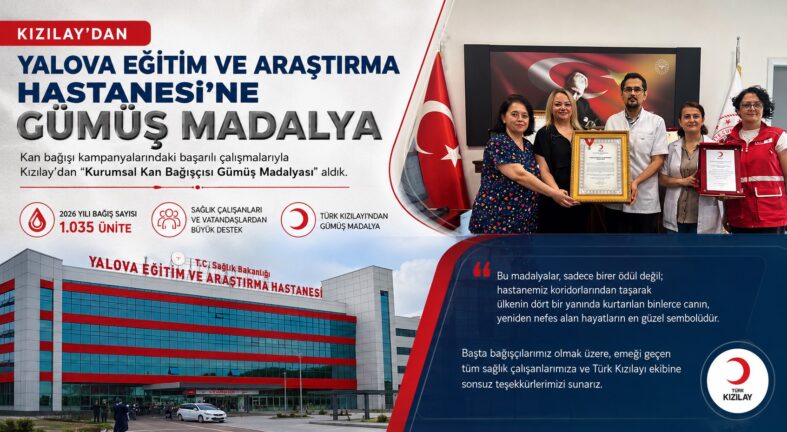 kızılay bagıs gumus madalya