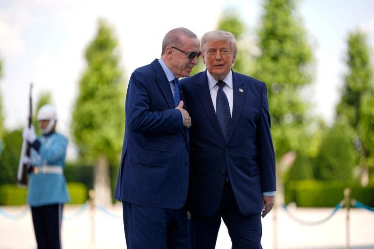 Cumhurbaşkanı Erdoğandan ABD Başkanı Trumpa sıcak karşılama