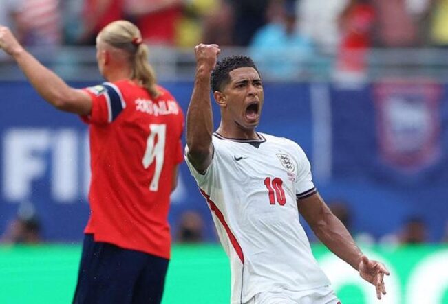 Haaland'lı Norveç'in yarı final rüyasını Bellingham bitirdi! İşte İngiltere'nin rakibi