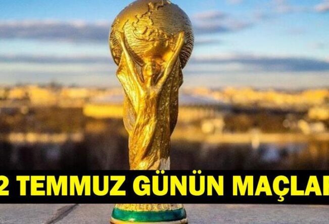 GÜNÜN MAÇLARI 12 TEMMUZ 2026: Bugün Kimlerin Maçlar Var? Bugün Dünya Kupası Maçı Var Mı? İşte 12 Temmuz Günün Maçları ve Dünya Kupası Yarı Final Maç Takvimi...